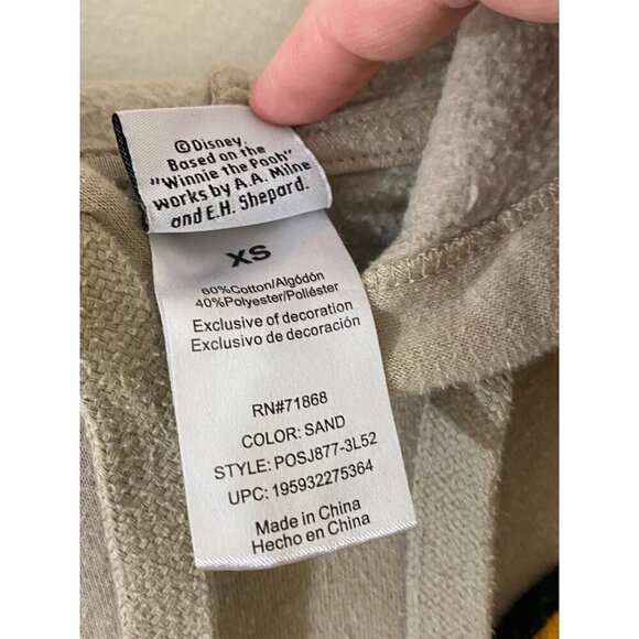 Disney Winnie The Pooh Unisex Hooded Pullover Sweater - XS - Picture 5 of 14